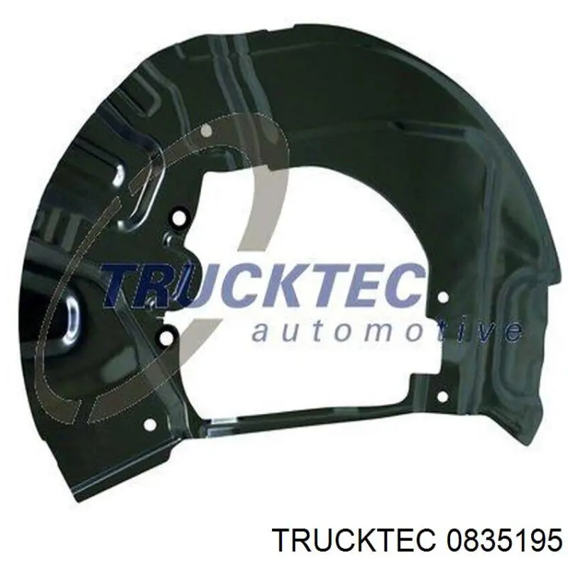 Защита тормозного диска переднего левого 0835195 Trucktec