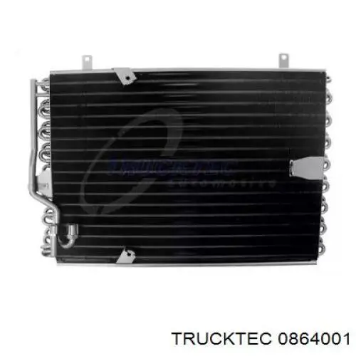 0864001 Trucktec радиатор кондиционера