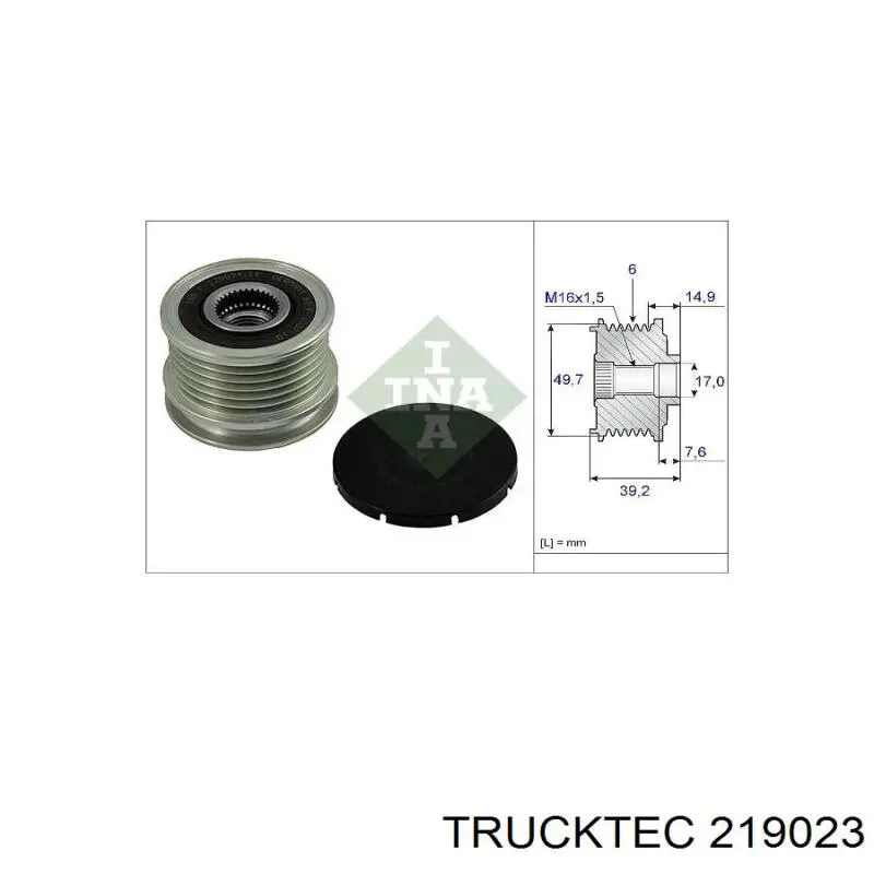 Термостат 219023 Trucktec