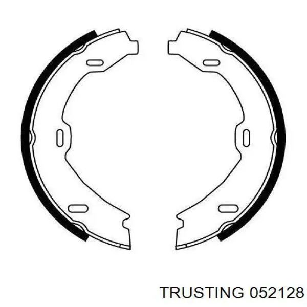 Колодки ручника 052128 Trusting