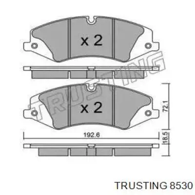 Передние тормозные колодки 8530 Trusting