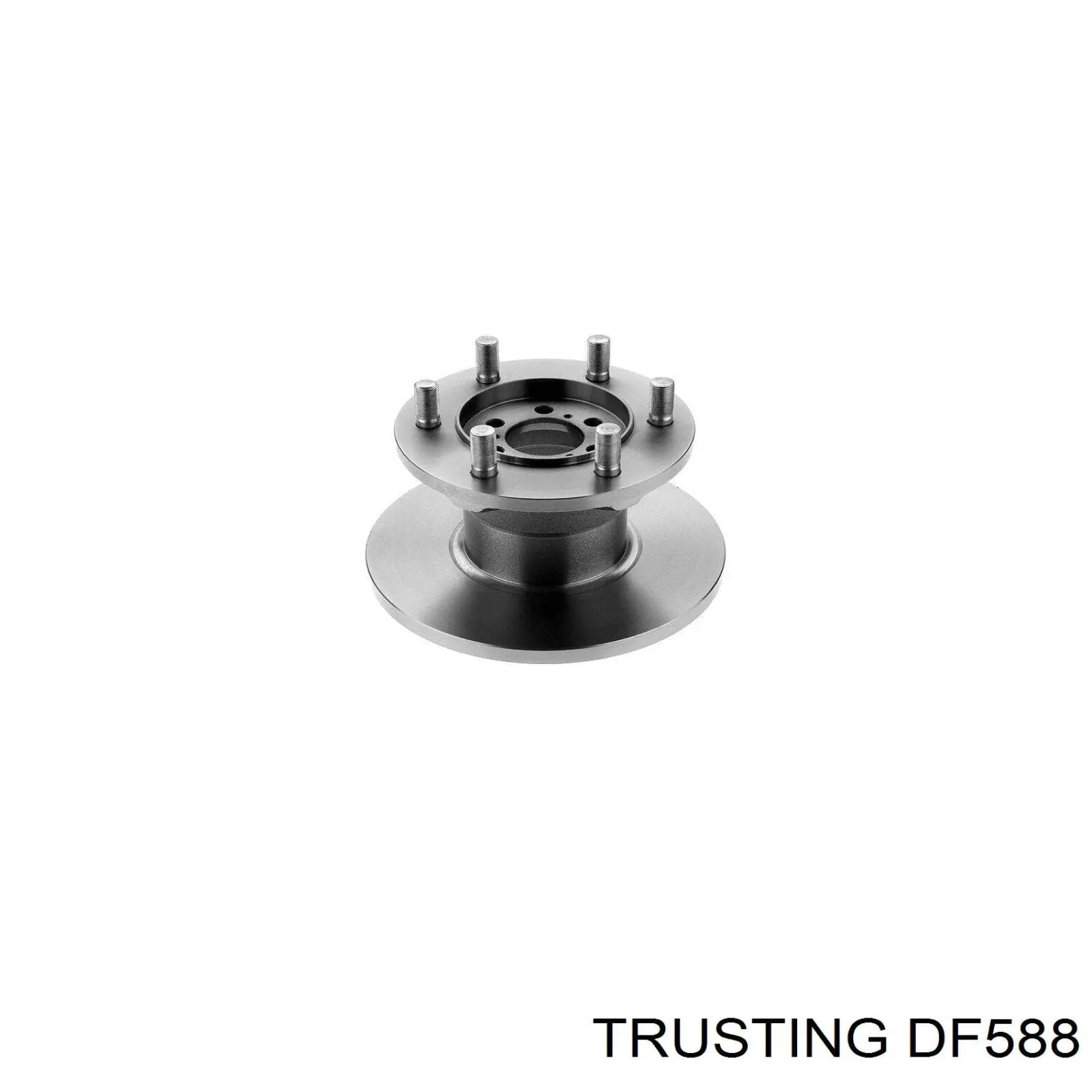 DF588 Trusting диск тормозной передний