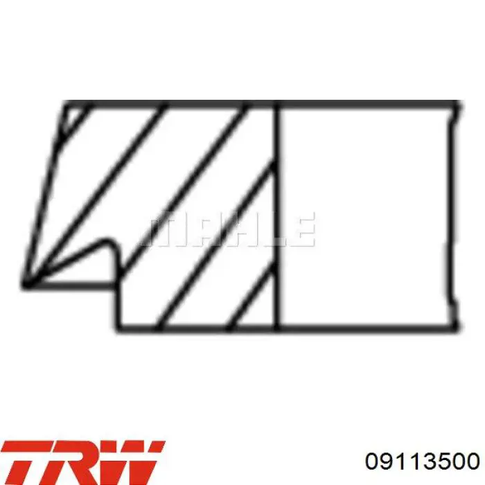 Кольца поршневые STD на 1 цилиндр TRW 09113500 цена, от 6.60 USD