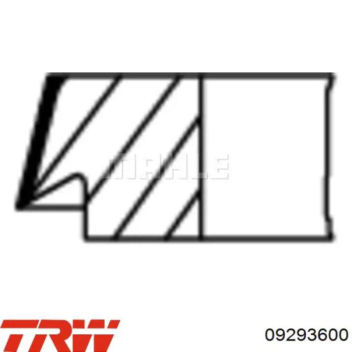 Поршневые кольца, стандартные TRW 09293600 цена, от 56.44 USD