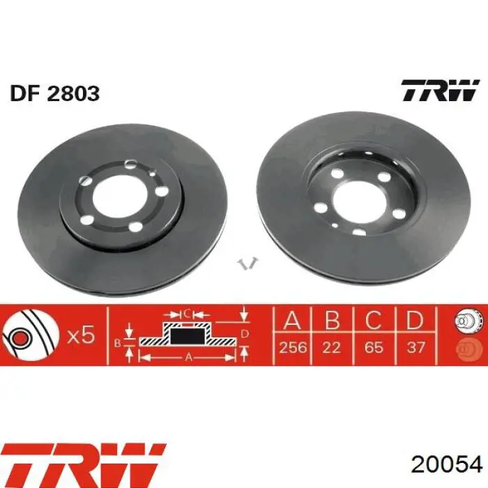 0437104080 TOYOTA Cruceta de árbol de cardán trasero original y equivalente