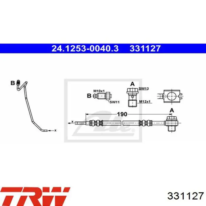 Клапан впускной TRW 331127 цена, от 7.60 USD