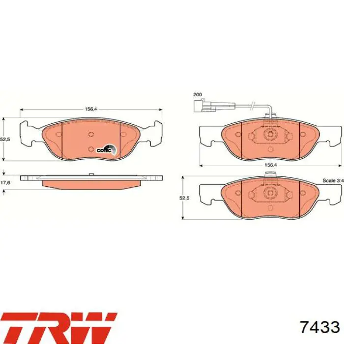 Пыльник шарнира угловых скоростей внутренний передний TRW 7433 цена, от 14.64 USD
