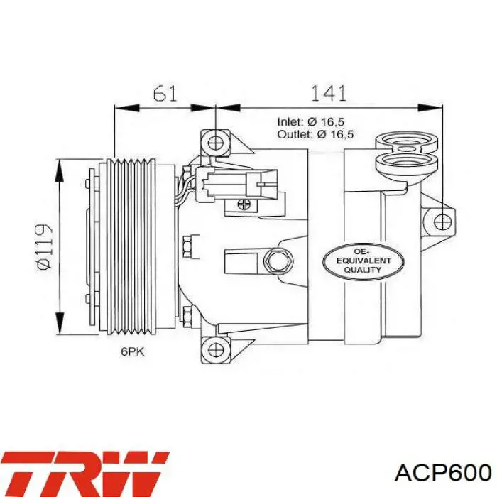 Купить 101403 Airstal Компрессор климатической установки