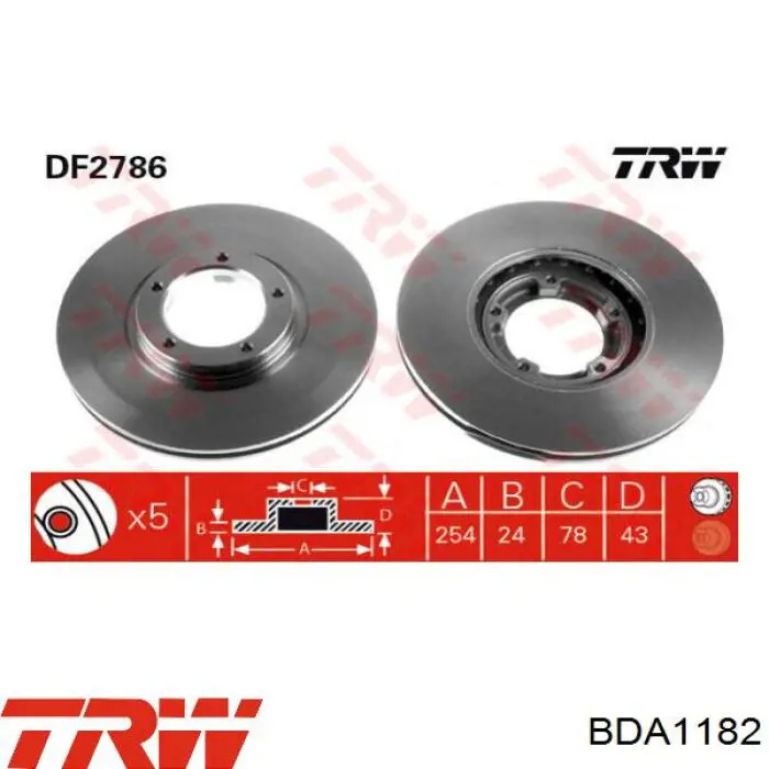 Кронштейн суппорта TRW BDA1182 цена, от 56.68 USD