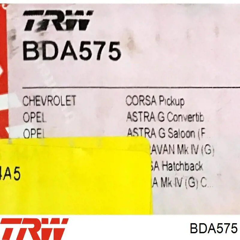 Купить 93170600 Opel Скоба заднего суппорта