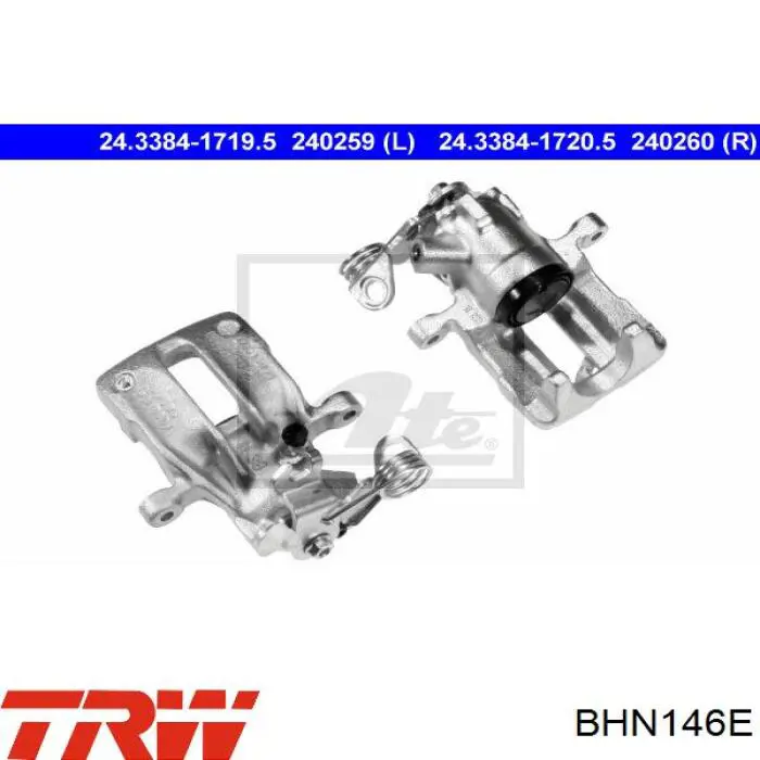 Задний левый суппорт TRW BHN146E цена, от 59.05 USD