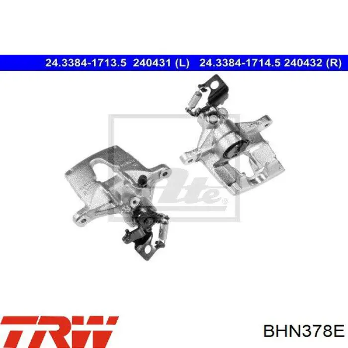 Суппорт задний правый BHN378E TRW