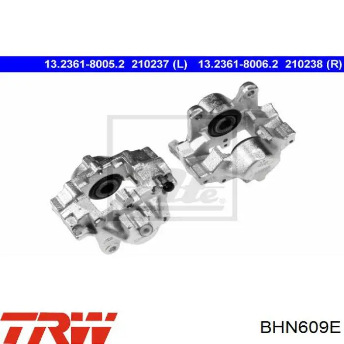 Задний левый суппорт ATE 210237 цена, от 48.27 USD