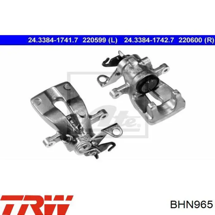 Купить BHN965 TRW Суппорт задний левый