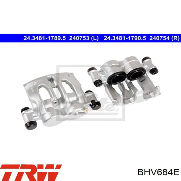 Купить BHV684E TRW Суппорт тормозной передний правый