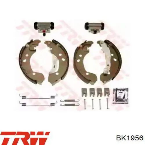 Купить BK1956 TRW Задние барабанные тормозные колодки
