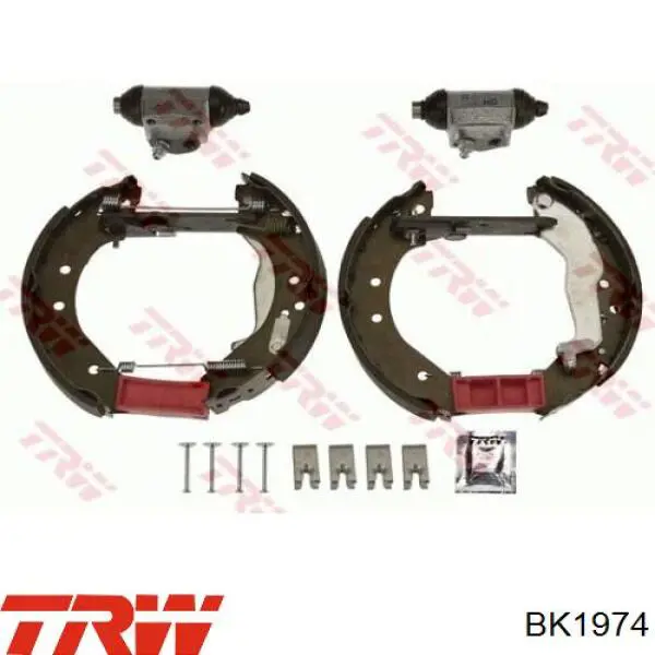 LS1341 Delphi Барабанные тормозные колодки