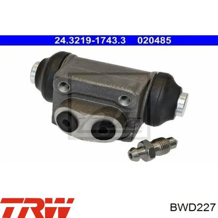 Цилиндр тормозной колесный BWD227 TRW