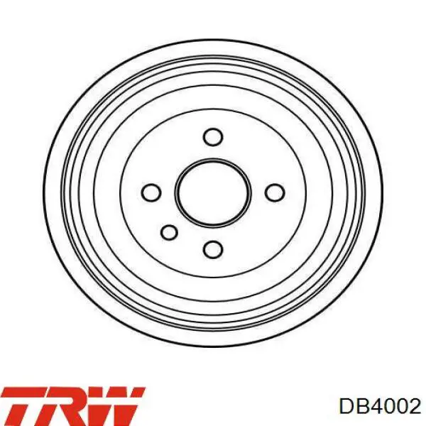 Купить DB4002 TRW Тормозной барабан