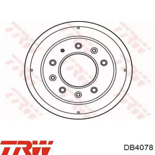 Тормозной барабан 14317910 Brembo