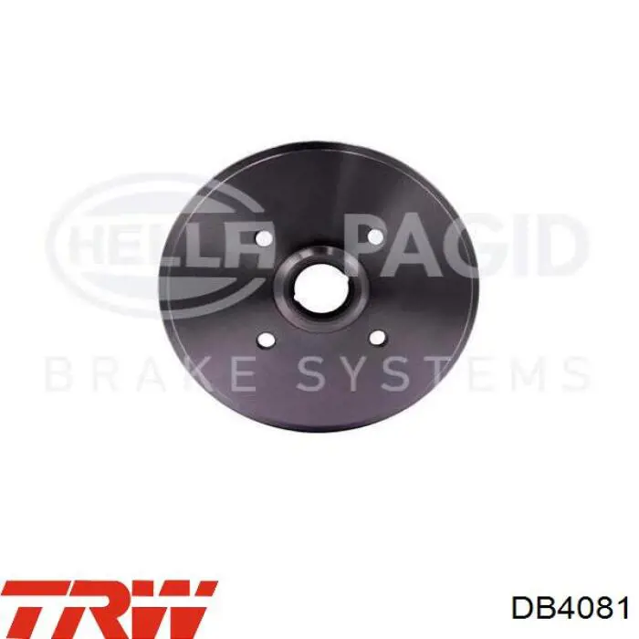 DB4081 TRW Тормозной барабан