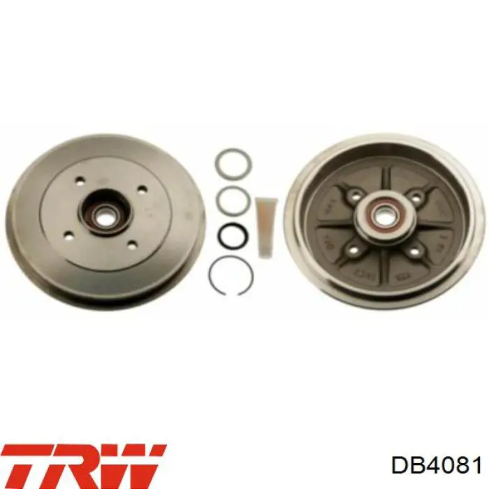 Барабан тормозной задний TRW DB4081 цена, от 30.67 USD