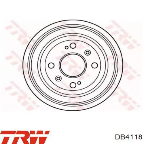 Купить DB4118 TRW Тормозной барабан