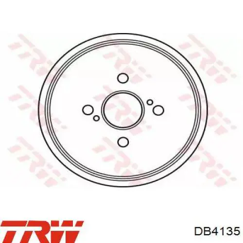 Тормозной барабан DB4135 TRW