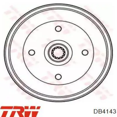Тормозной барабан 7D0228 LPR