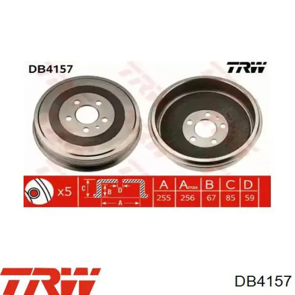 Тормозной барабан 986477144 Bosch