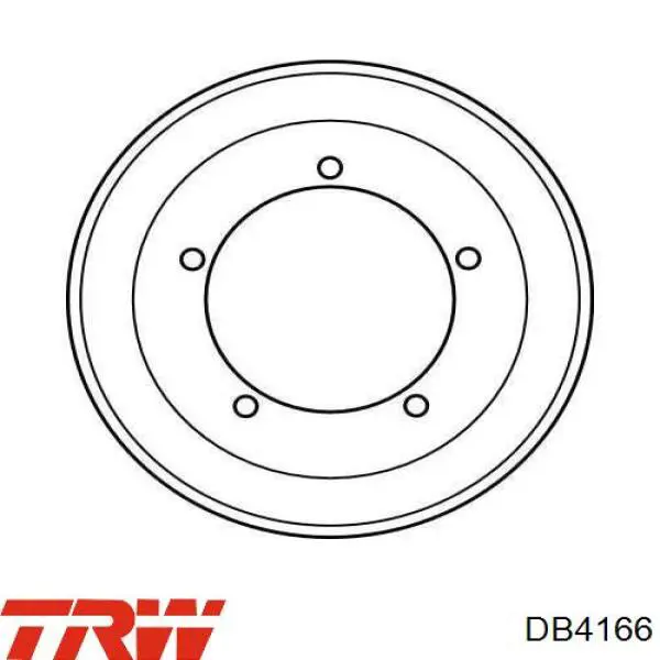 Купить DB4166 TRW Тормозной барабан
