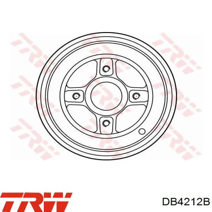 Тормозной барабан DB4212B TRW