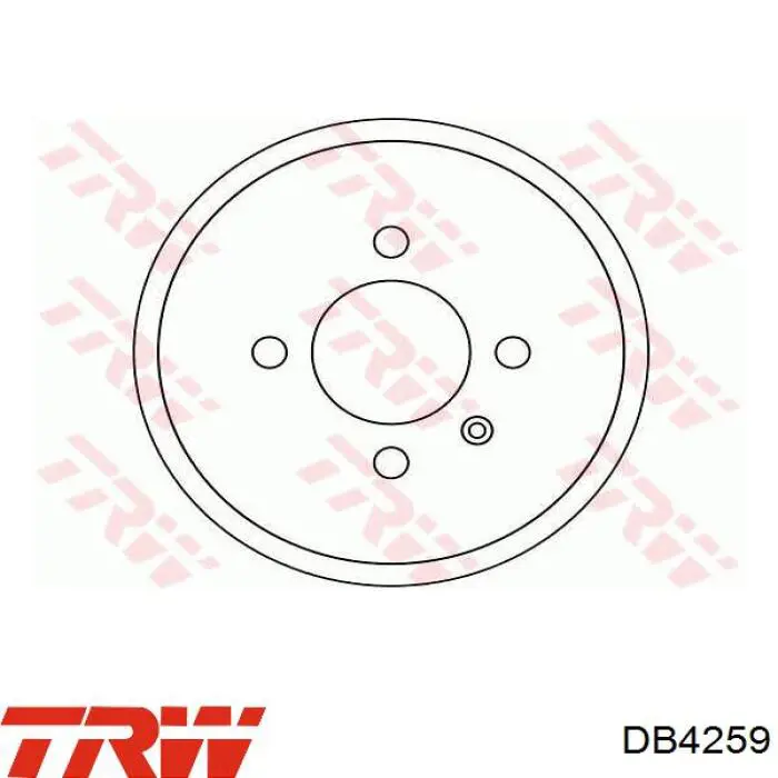 7D0440 LPR Тормозной барабан