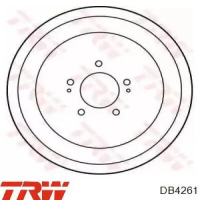 Тормозной барабан DB4261 TRW