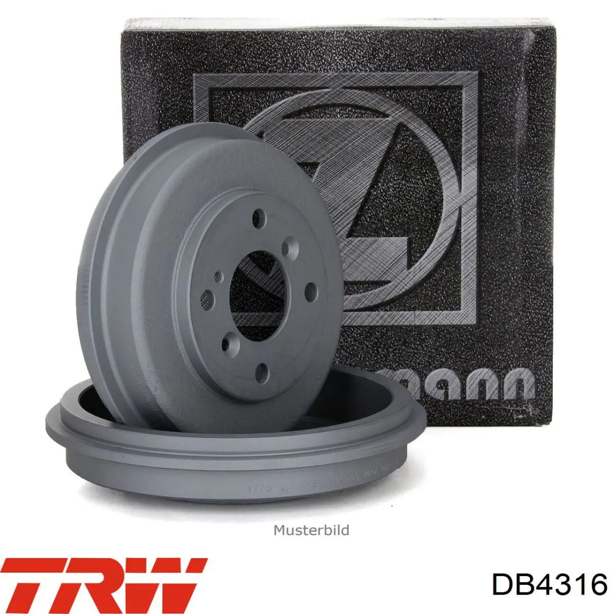 Тормозной барабан YC1W1126DD Ford