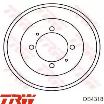 Тормозной барабан MB858922 Mitsubishi