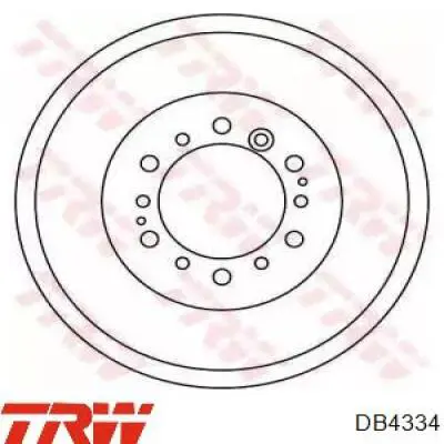 Тормозной барабан DB4334 TRW