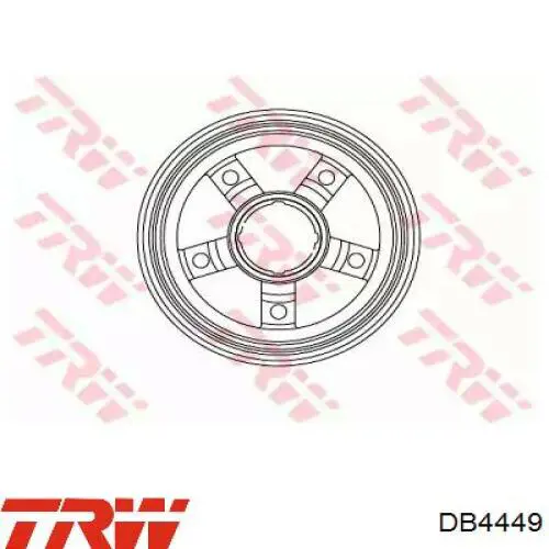 Купить 193684 Maxgear Тормозной барабан