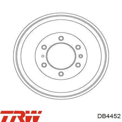 Тормозной барабан DB4452 TRW