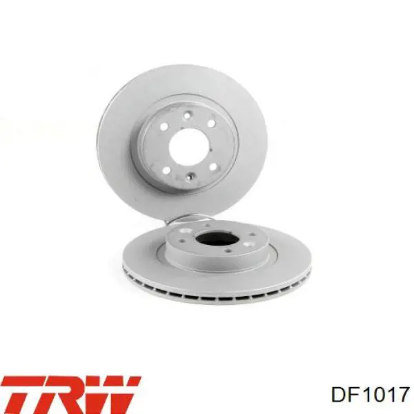 DF1017 TRW Диск тормозной передний