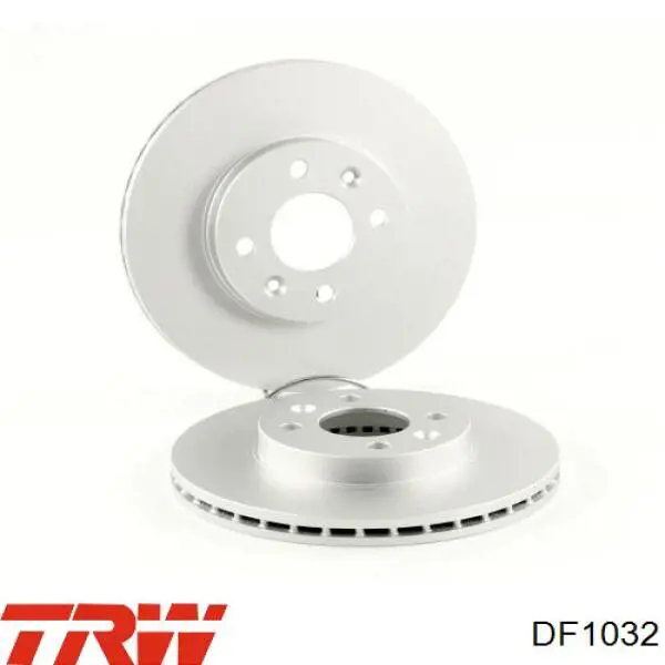 Передние тормозные диски DF1032 TRW