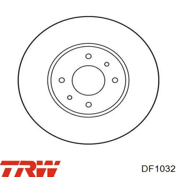 Купить DF1032 TRW Ротор тормозной