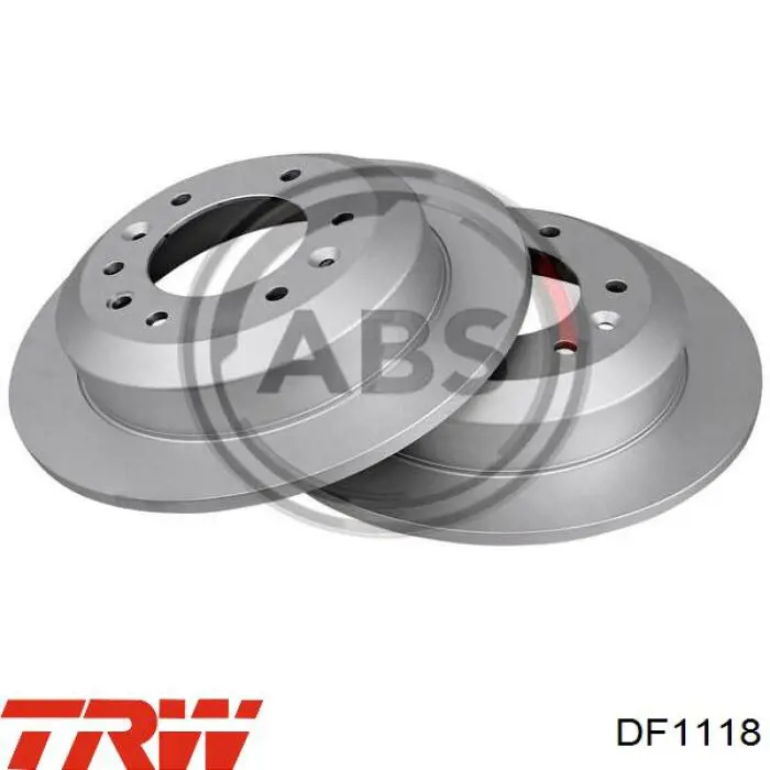 Тормоз дисковый передний TRW DF1118 цена, от 33.14 USD