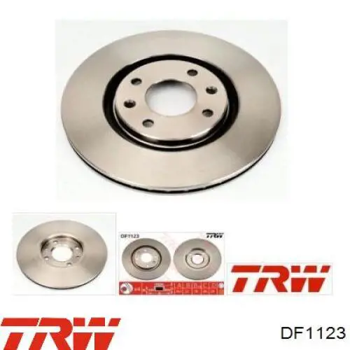 Передний тормозной диск TRW DF1123