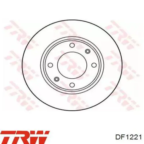 Передний тормозной диск TRW DF1221