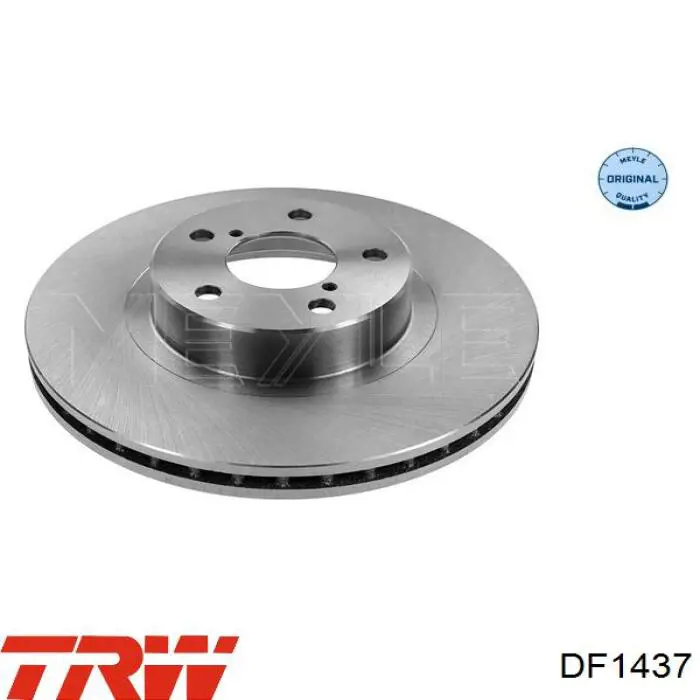 Передние тормозные диски DF1437 TRW