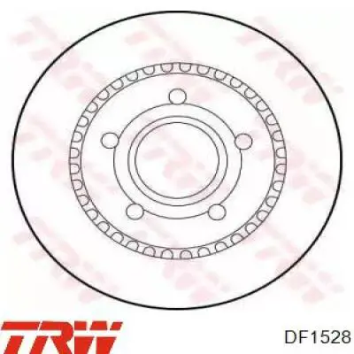 Передние тормозные диски DF1528 TRW