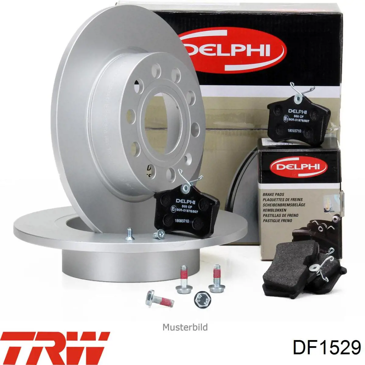 Задний дисковый тормоз TRW DF1529