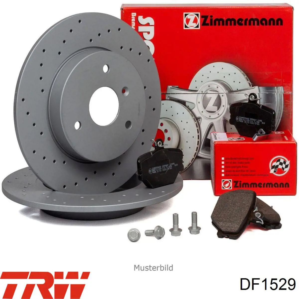Задний тормозной диск TRW DF1529 цена, от 29.08 USD