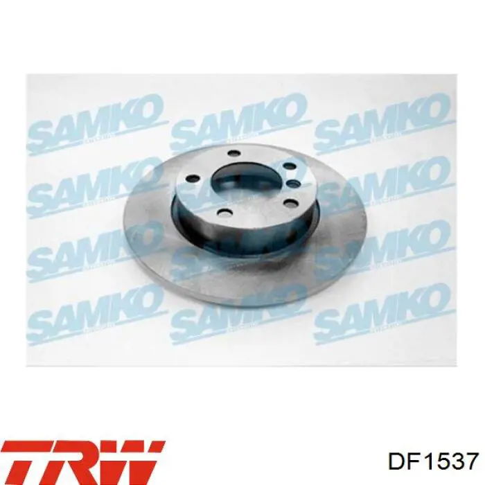 Тормоз дисковый передний TRW DF1537 цена, от 33.74 USD
